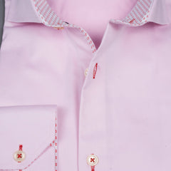 Pink Cutaway Collar Shirt