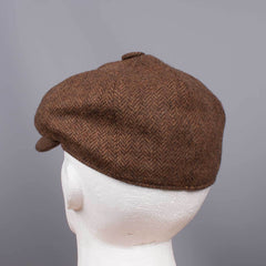 The Victor Hat Brown Tweed