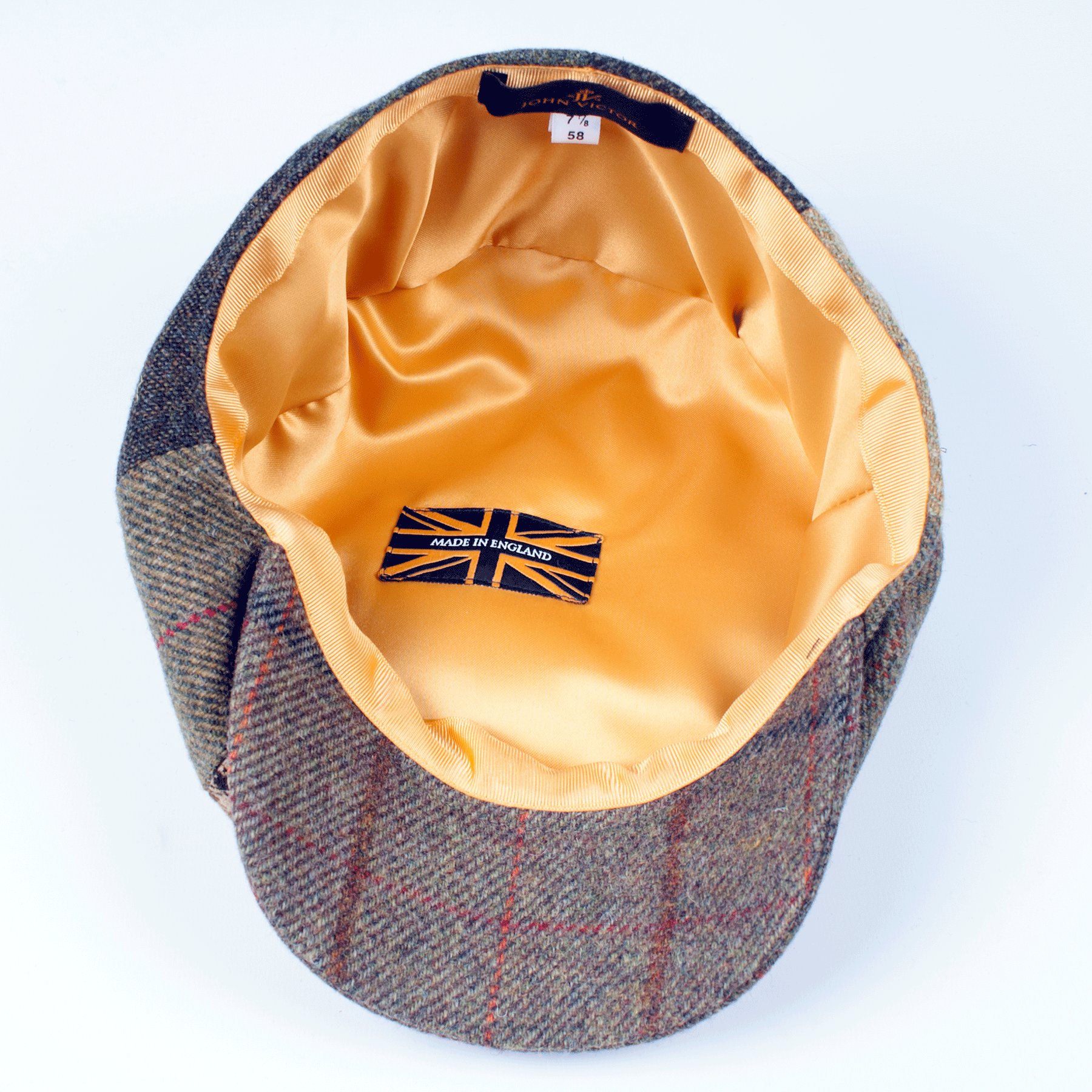 The Patchwork Tweed Baker Boy Hat John Victor