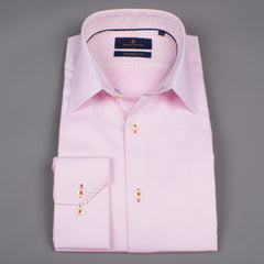 Pink Pointy Collar Shirt