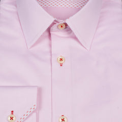 Pink Pointy Collar Shirt